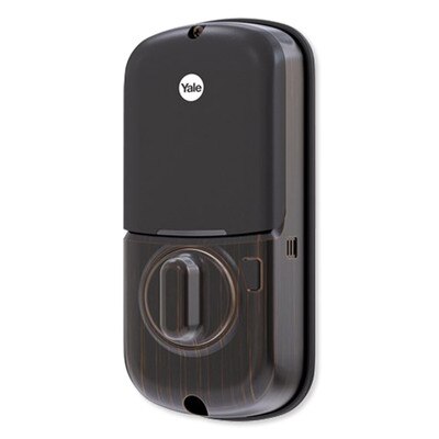 Yale Assure Lock Zigbee Push Button Deadbolt with Cox, Oil-Rubbed Bronze